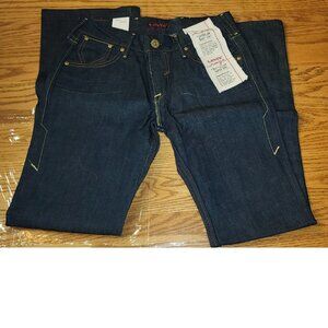 NEW Women's Levi's Red Superlow Boot Cut W30/32 Limited Edition Dark Jeans